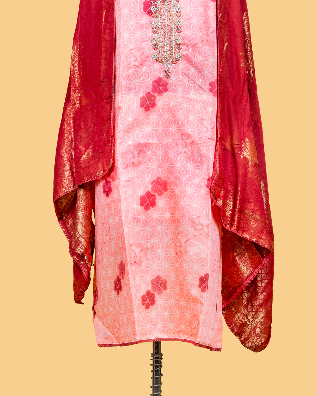 Blush Floral Drift Suit Set