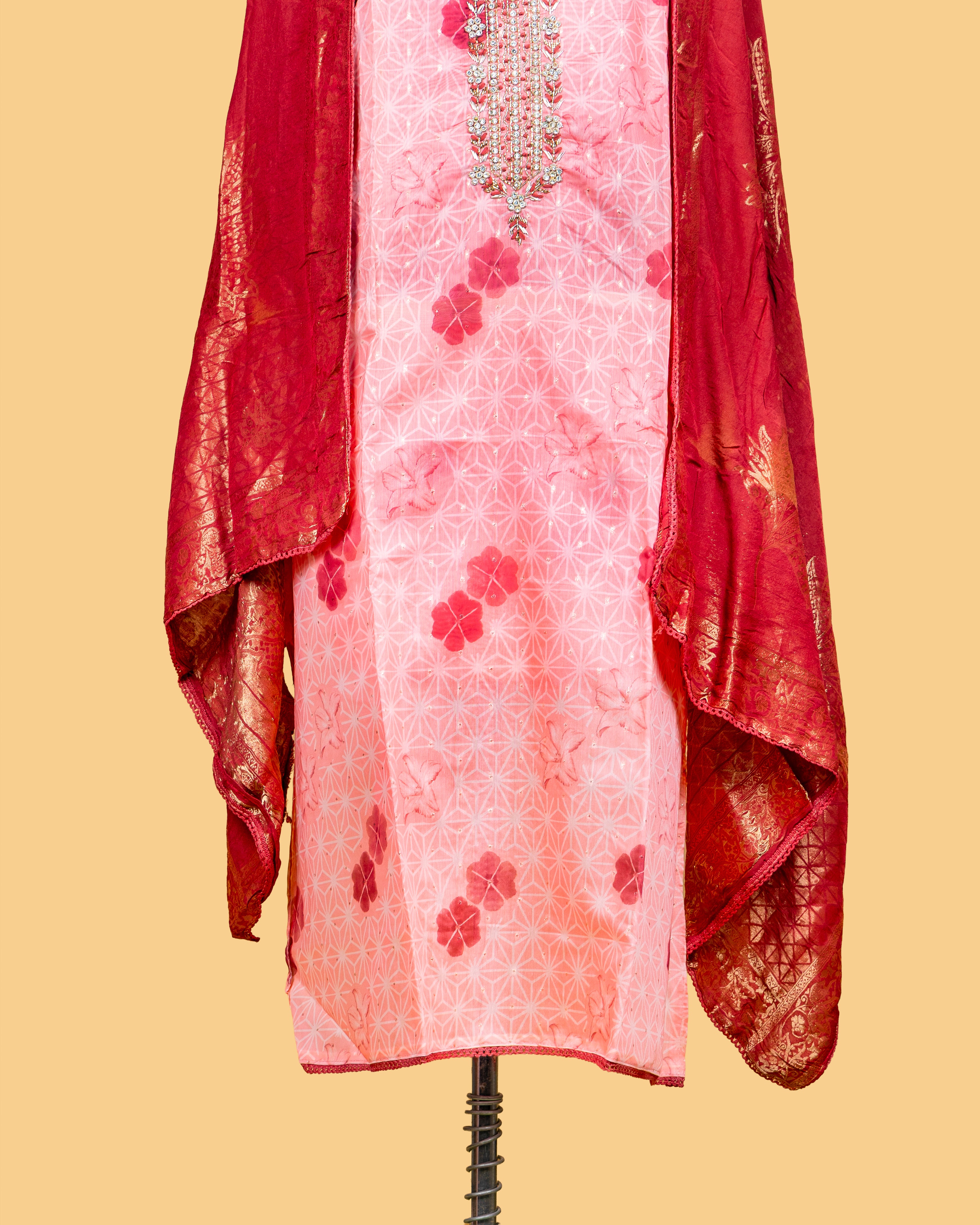 Blush Floral Drift Suit Set