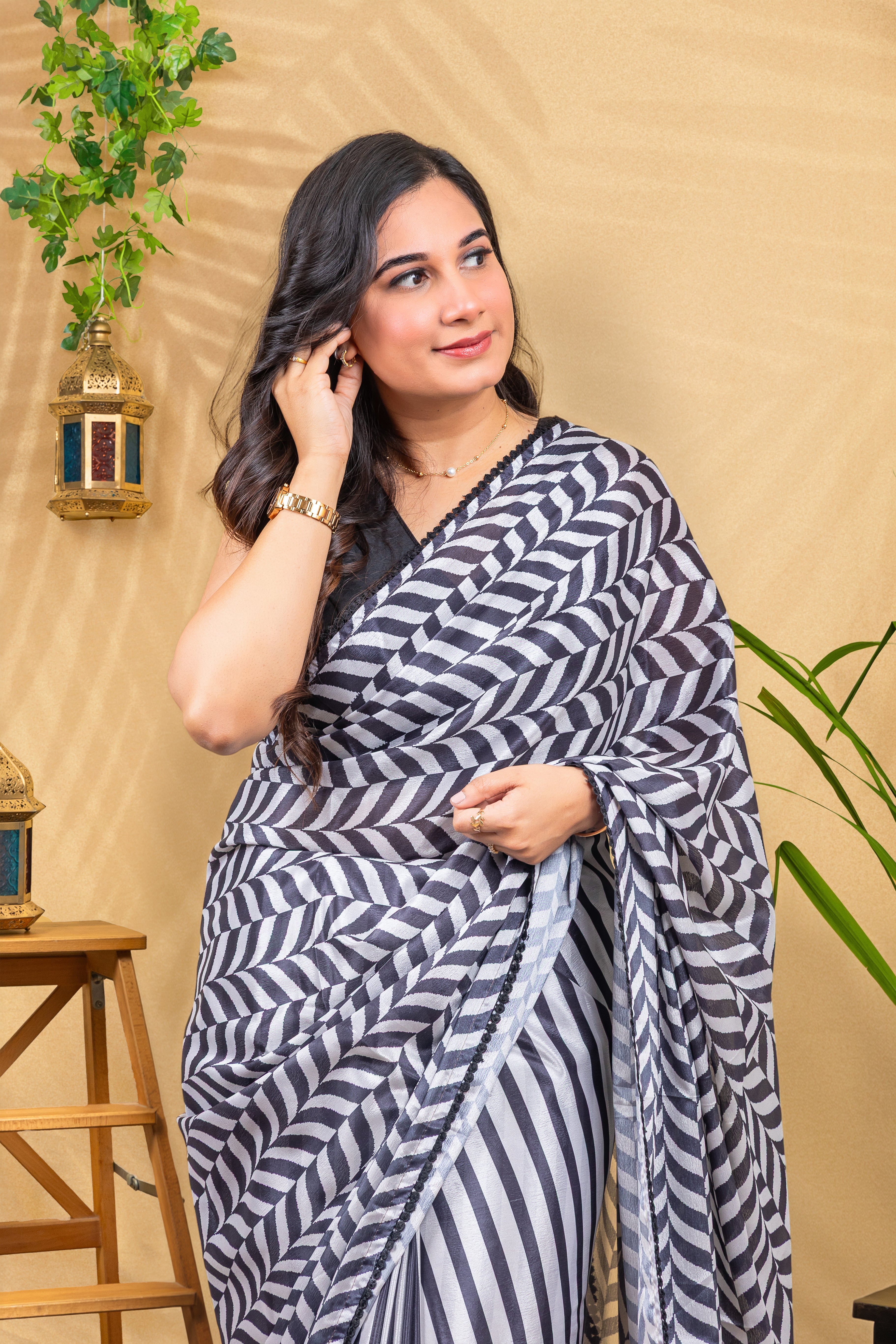 Metro Stripes Saree