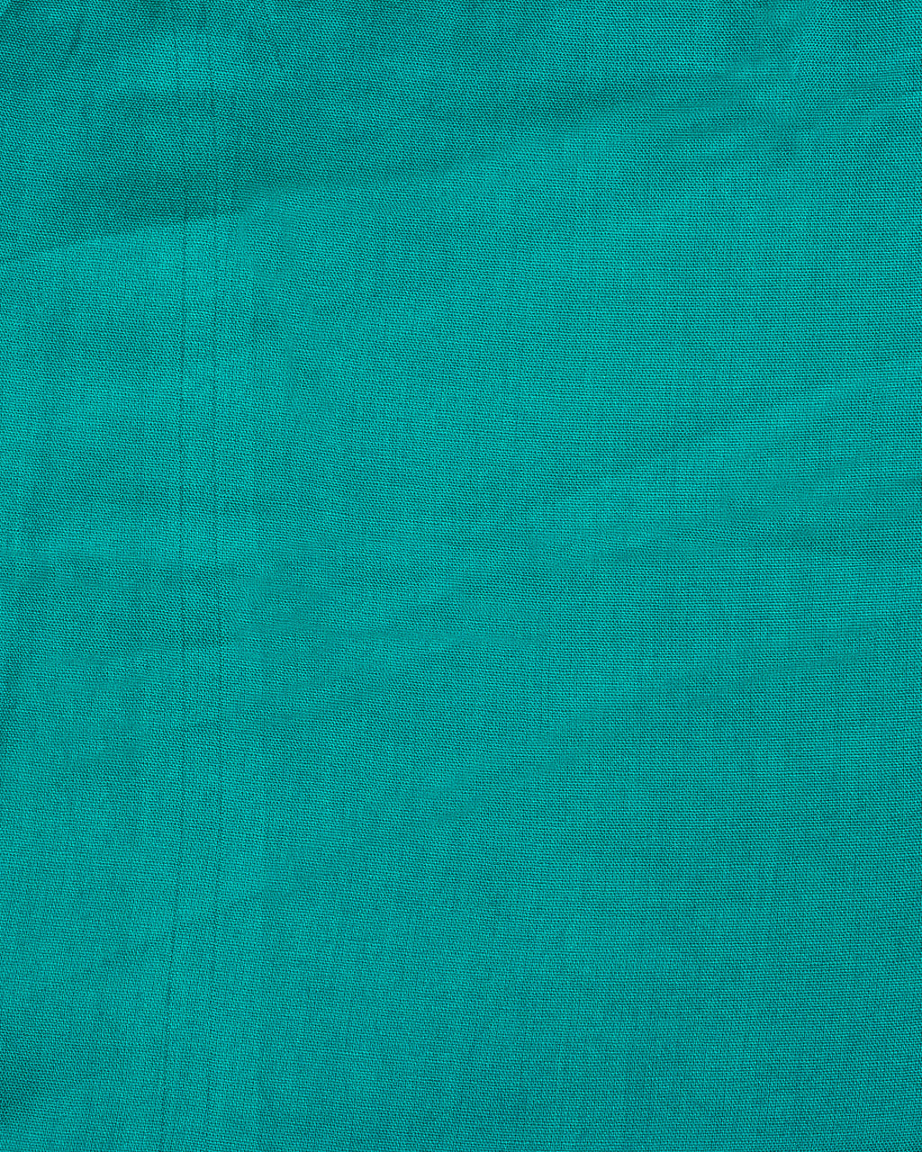 Teal Zigzag Floral Dress Material
