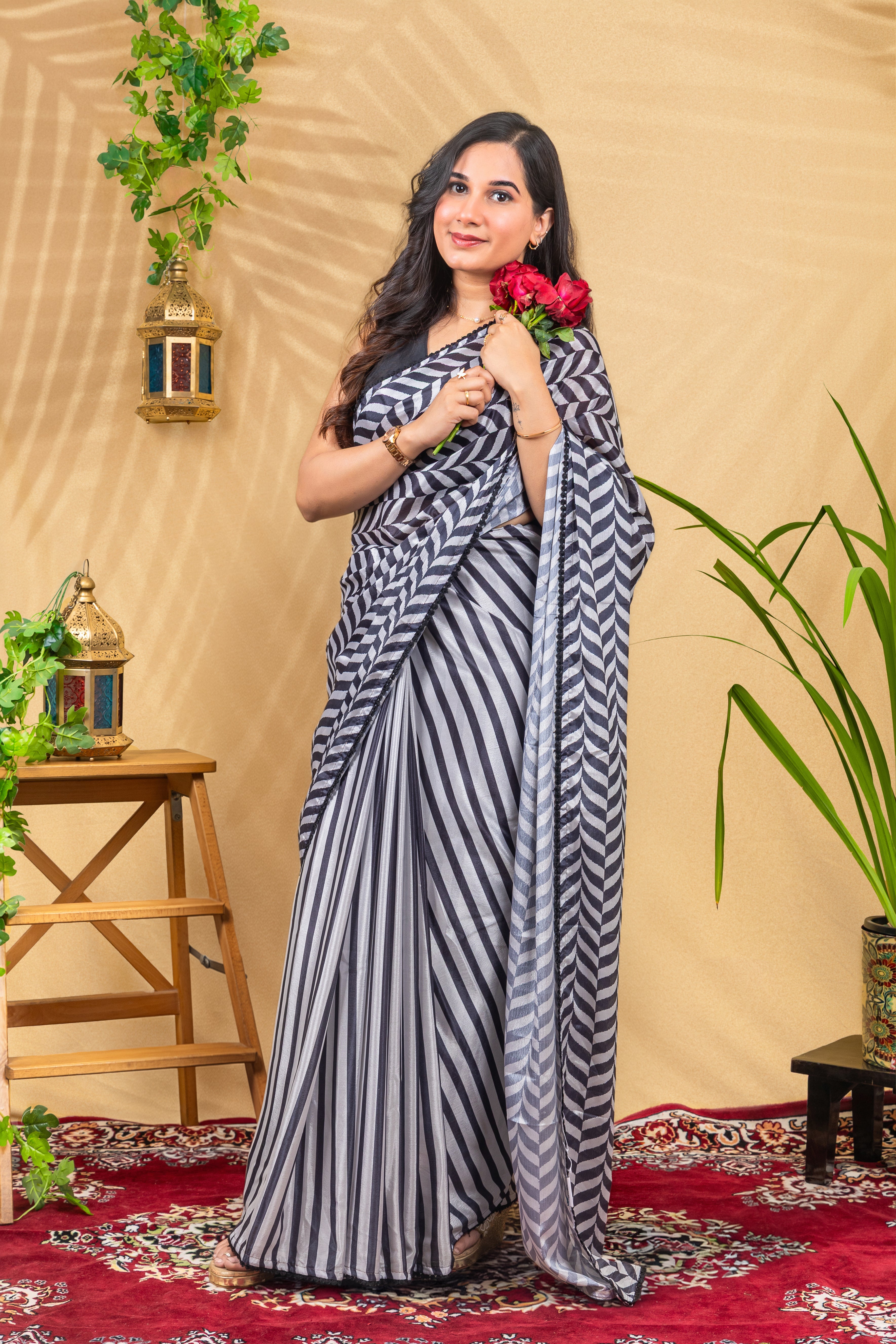 Metro Stripes Saree