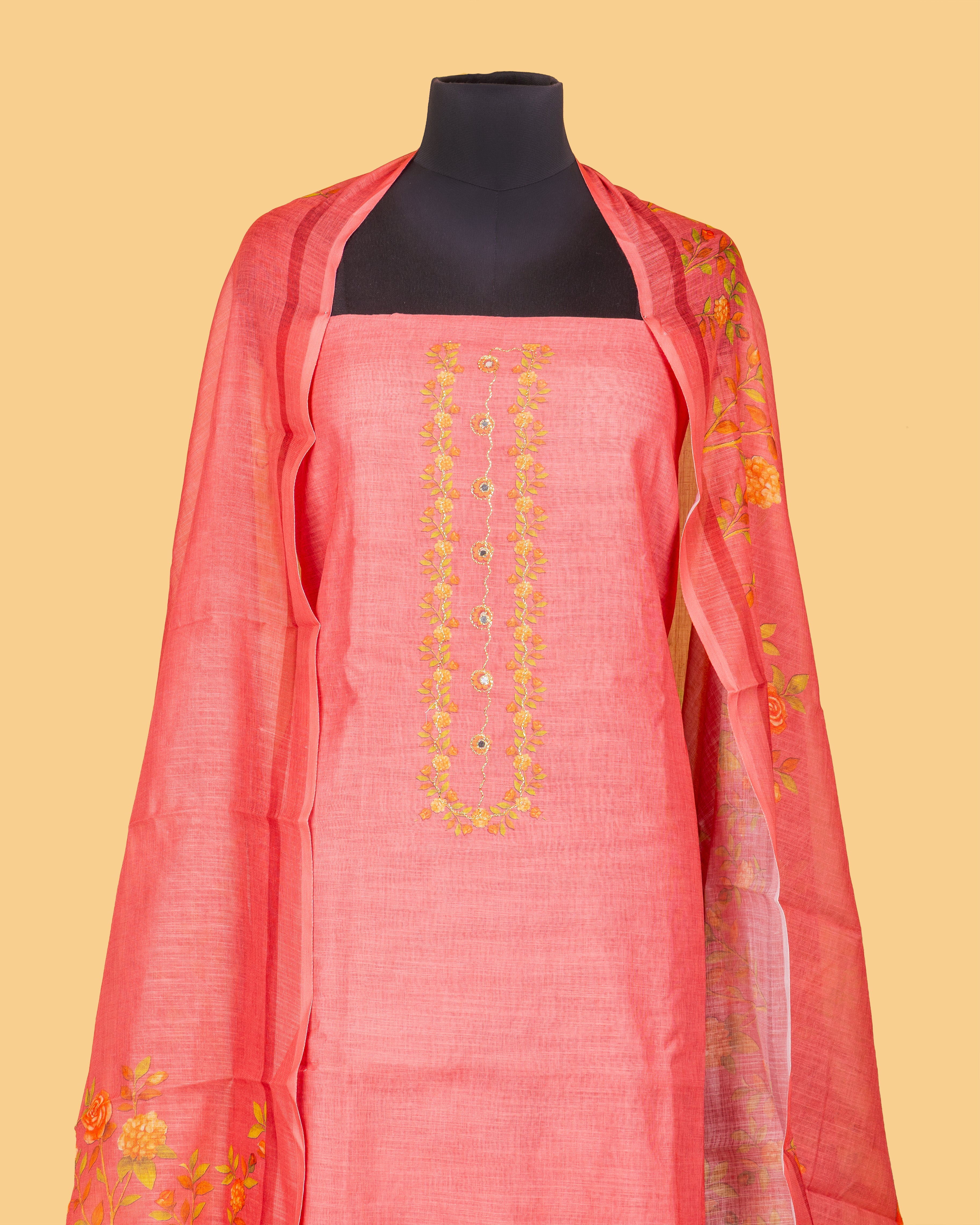Deer & Blossom—Coral Set