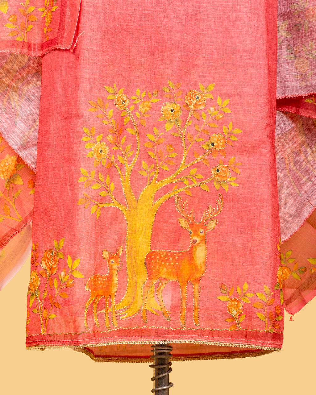 Deer & Blossom—Coral Set