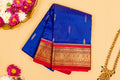 Neelam & Sindoor Kanjivaram Saree