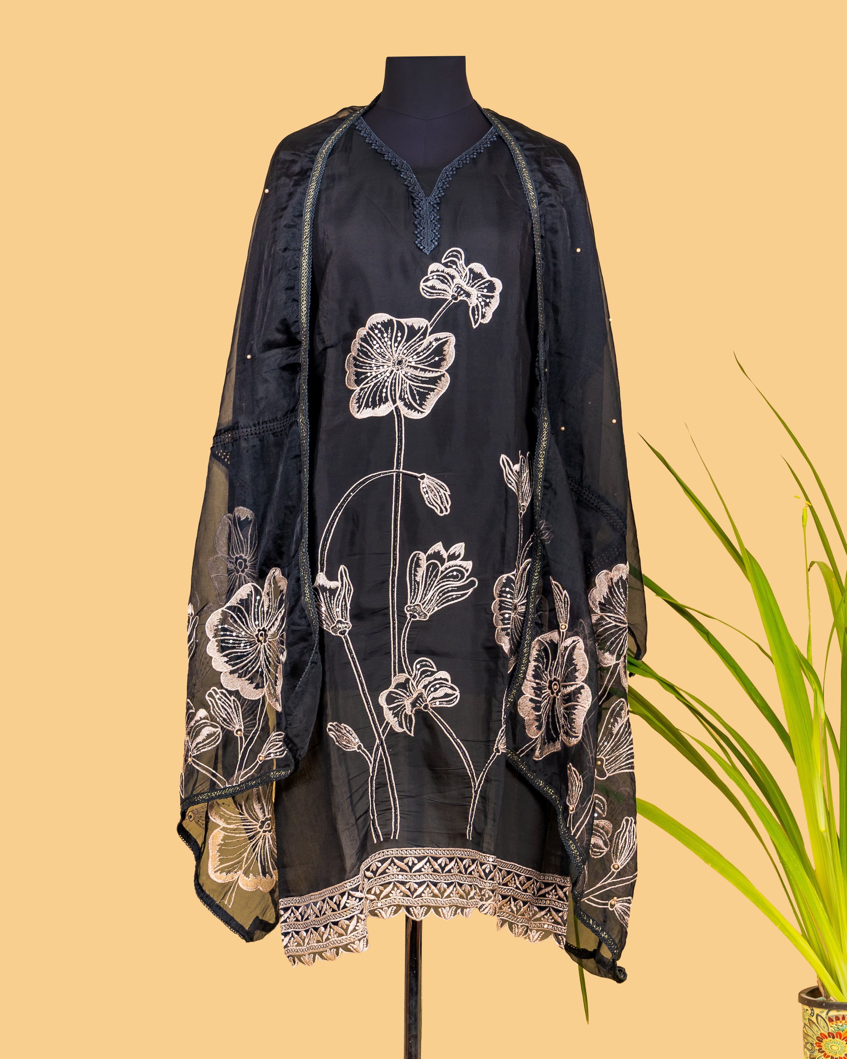 Midnight Garden Suit Set
