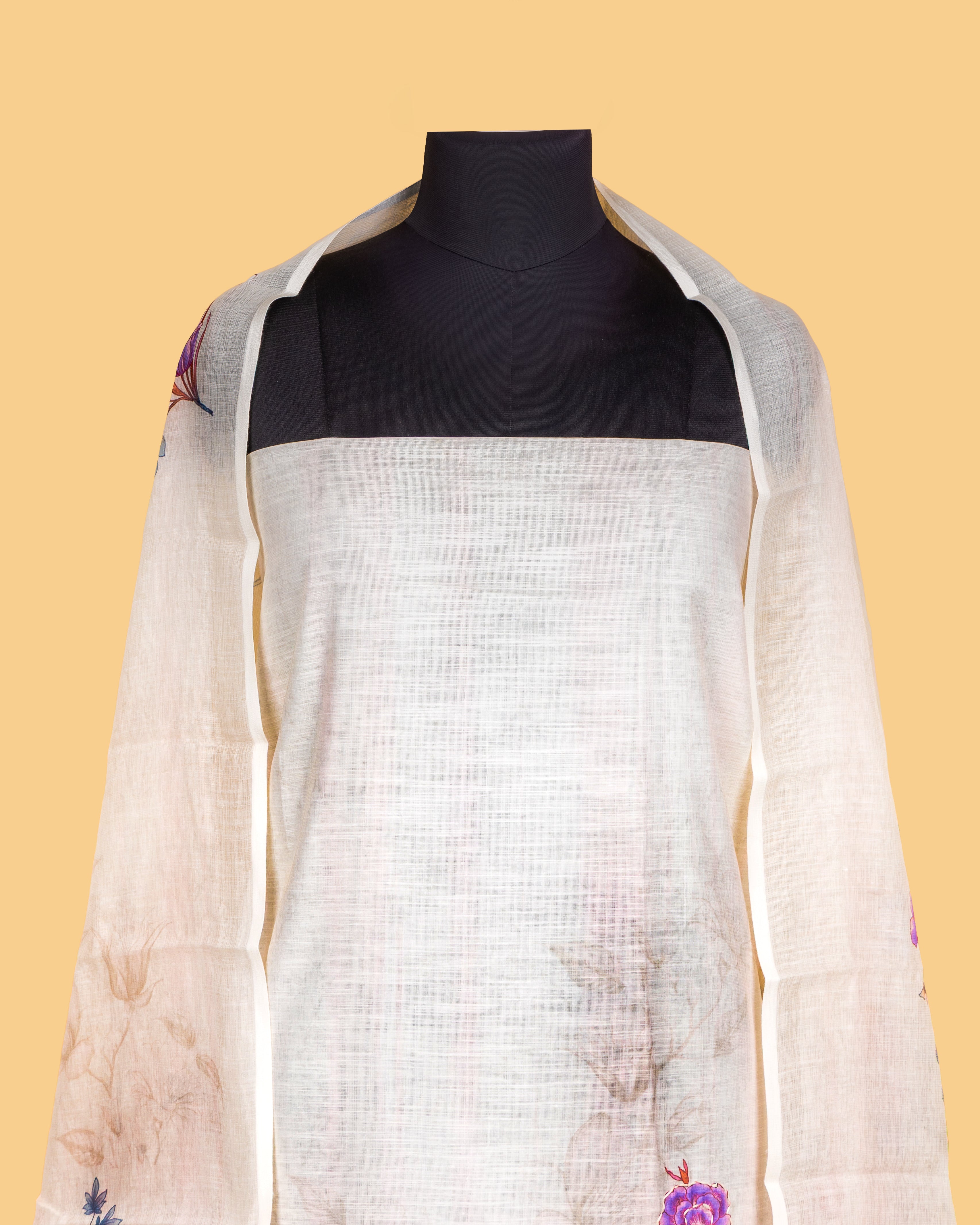 Pearl Garden Floral Dress Material