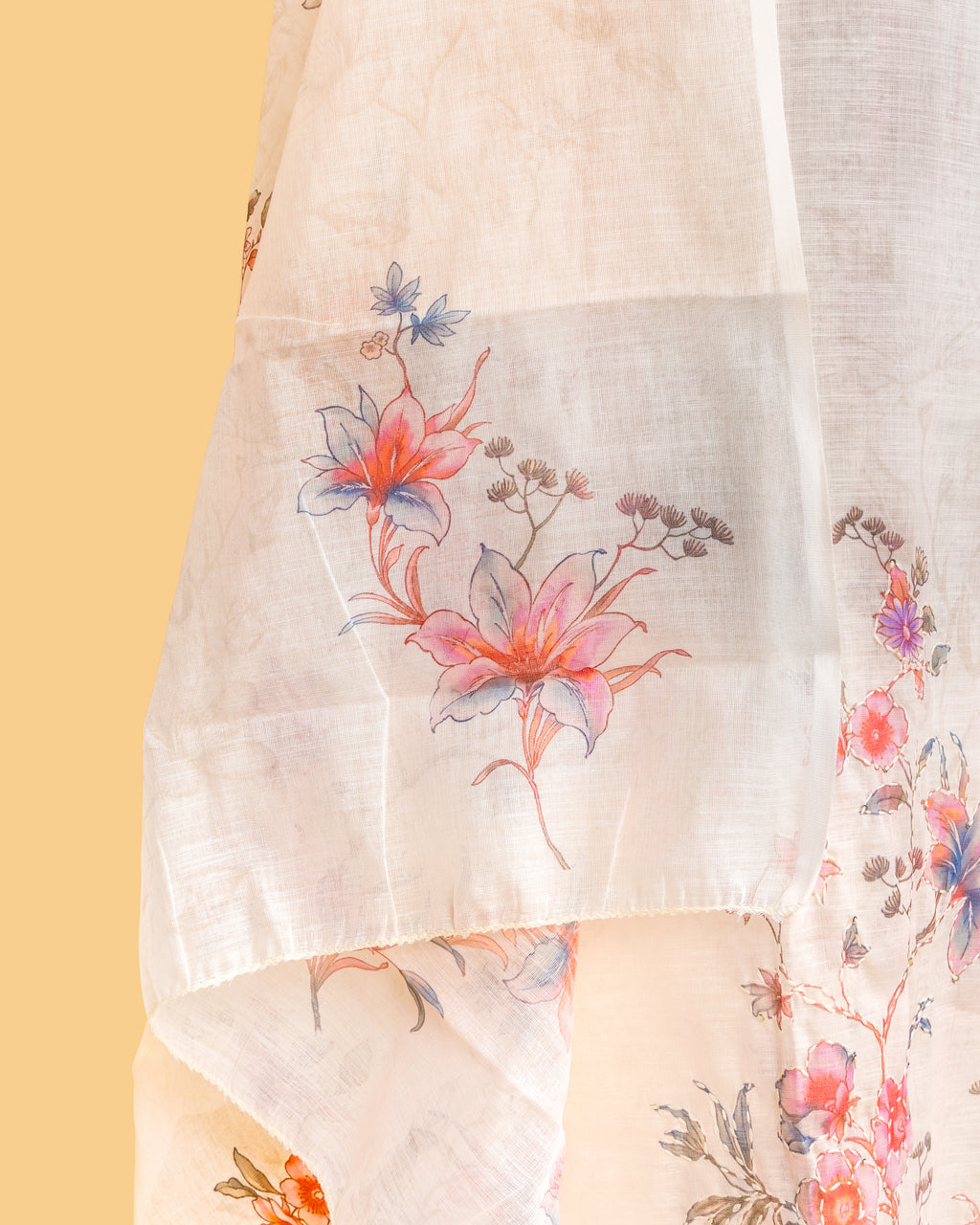 Pearl Garden Floral Dress Material