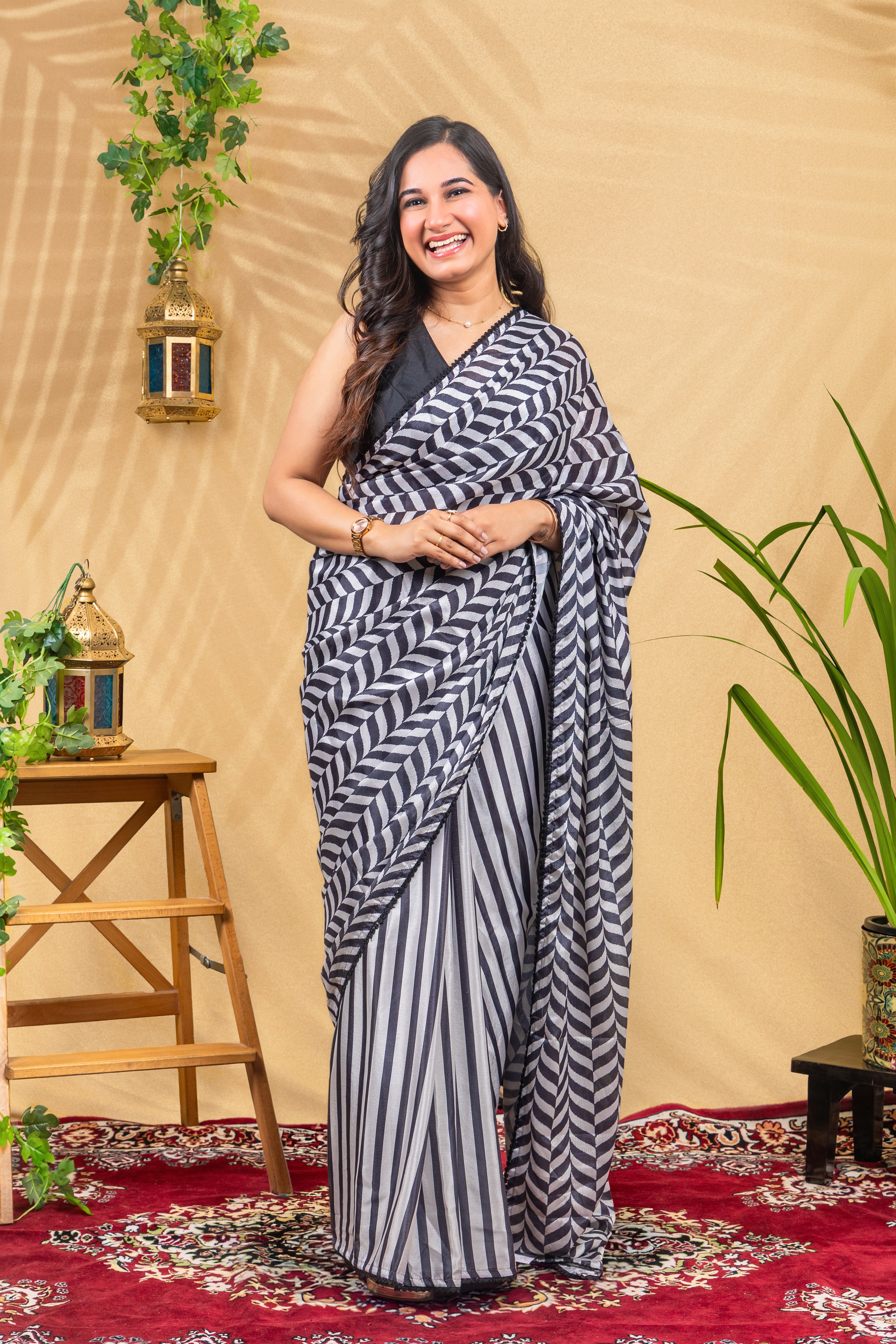 Metro Stripes Saree